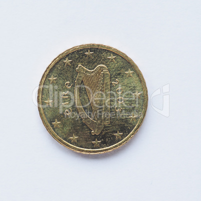 Irish 10 cent coin