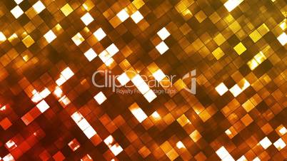 Broadcast Twinkling Fire Light Diamonds, Orange Red, Abstract, Loopable, HD