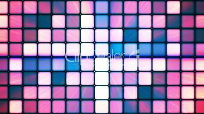 Broadcast Twinkling Hi-Tech Cubes, Blue Magenta, Abstract, Loopable, HD