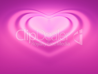 heart wave pink