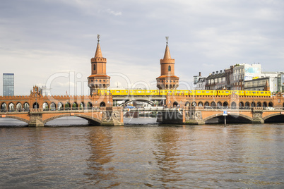 Red Bridge in Berlin Germany