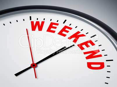 Weekend Clock