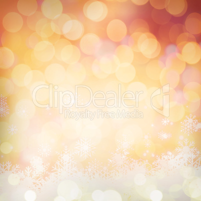 Glowing christmas background