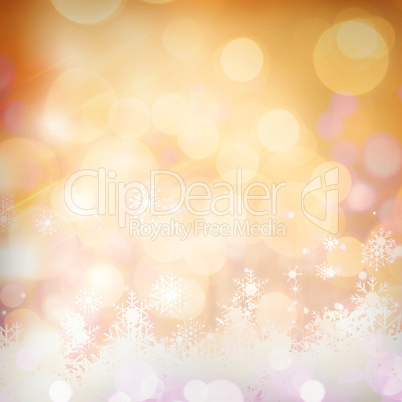 Glowing christmas background