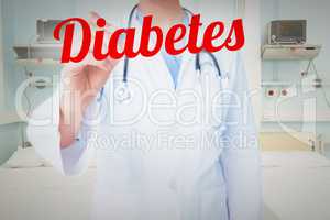 Diabetes against sterile bedroom