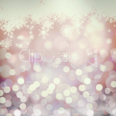 Glowing christmas background