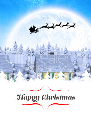 Composite image of happy christmas