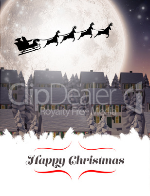 Composite image of happy christmas