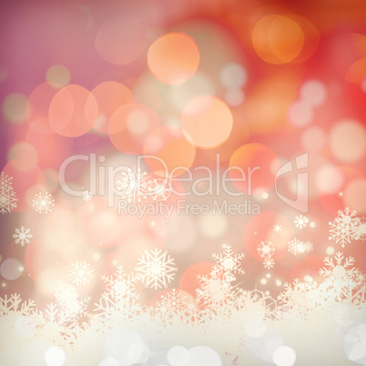 Glowing christmas background