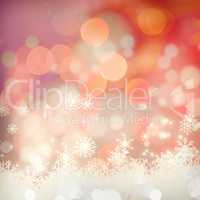 Glowing christmas background