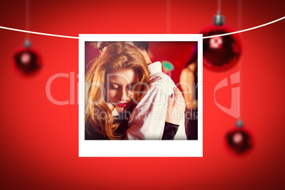 Composite image of christmas photograph