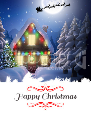 Composite image of happy christmas