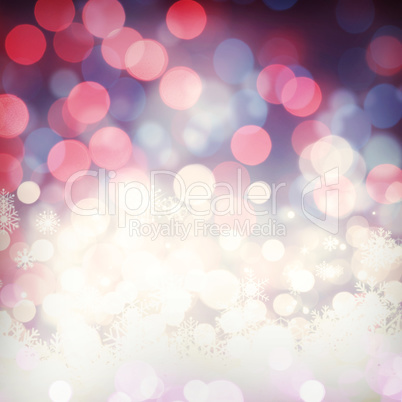 Glowing christmas background