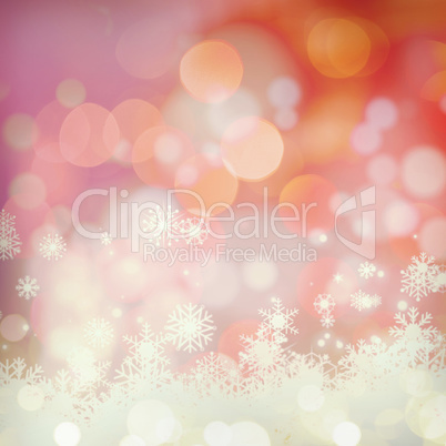 Glowing christmas background