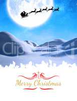 Composite image of merry christmas