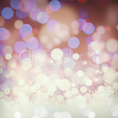 Glowing christmas background