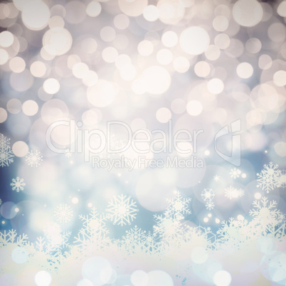 Glowing christmas background