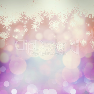 Glowing christmas background