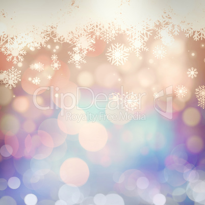 Glowing christmas background