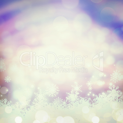 Glowing christmas background