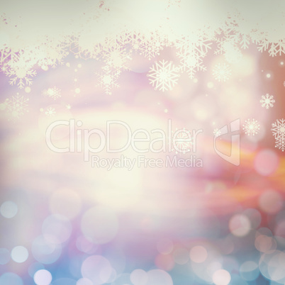 Glowing christmas background