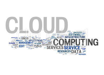 cloud computing text cloud