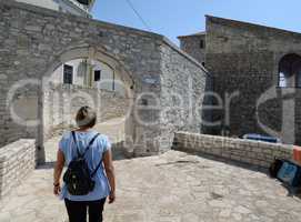 Stadtmauer von Novigrad, Istrien, Kroatien