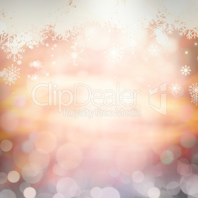 Glowing christmas background