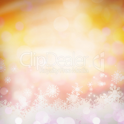 Glowing christmas background