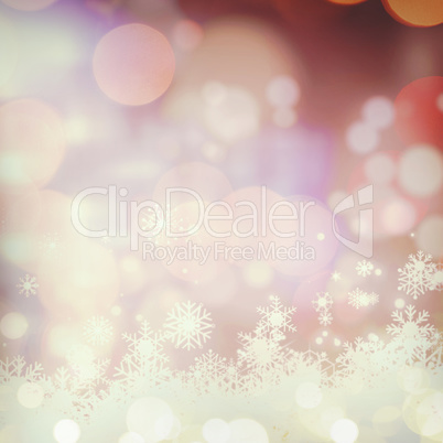 Glowing christmas background