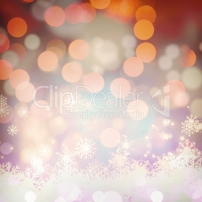 Glowing christmas background