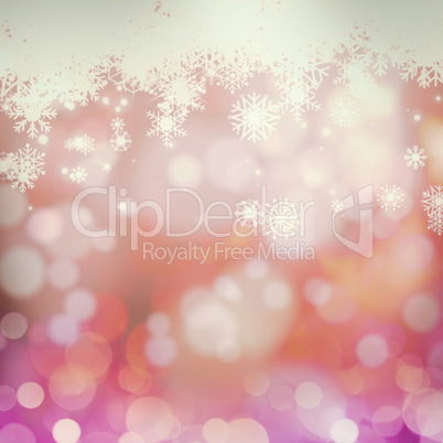 Glowing christmas background