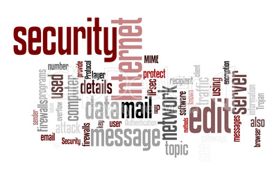 internet security text cloud