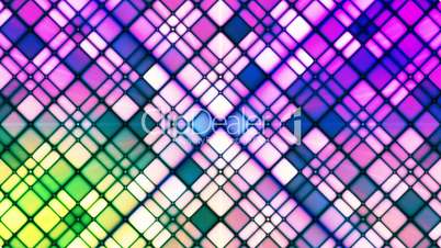 Broadcast Twinkling Cubic Diamonds, Magenta Green, Abstract, Loopable, HD