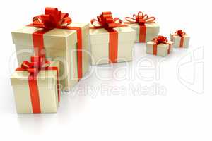 gift boxes red