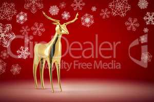 golden reindeer