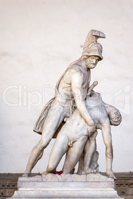Menelaus supporting the body of Patroclus