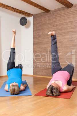 Yoga Exercise - Eka Pada Setu Bandha Sarvangasana