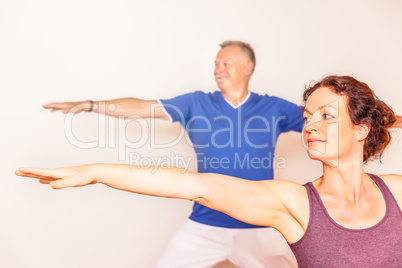 Yoga Man and Woman