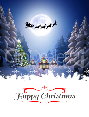 Composite image of happy christmas