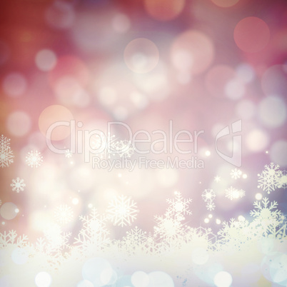 Glowing christmas background