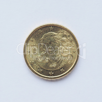 Italian 10 cent coin
