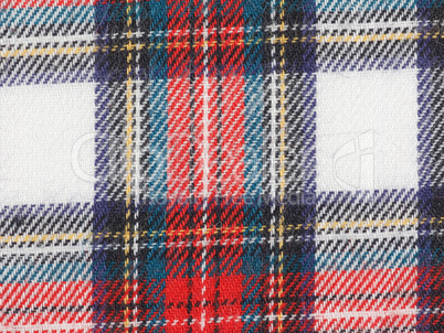 Tartan fabric background