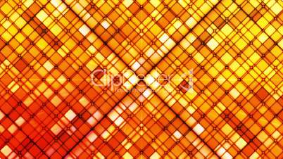 Broadcast Twinkling Cubic Diamonds, Orange Red, Abstract, Loopable, HD