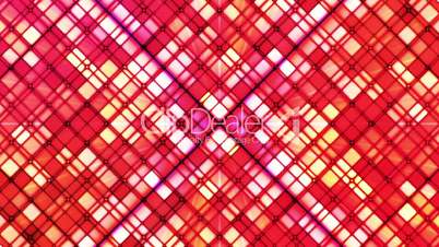 Broadcast Twinkling Cubic Diamonds, Red, Abstract, Loopable, HD