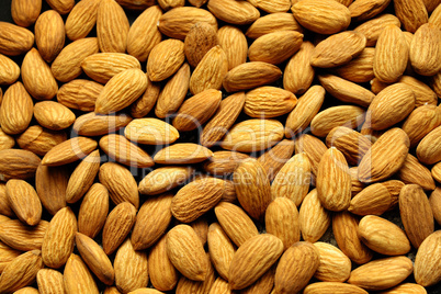 almonds background