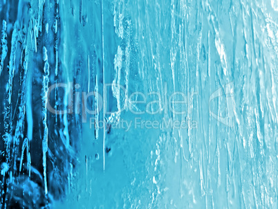 natural blue ice texture