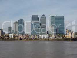 Canary Wharf in London