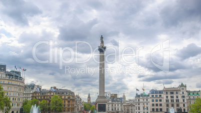 Trafalgar Square in London