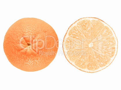 Retro looking Orange fruit